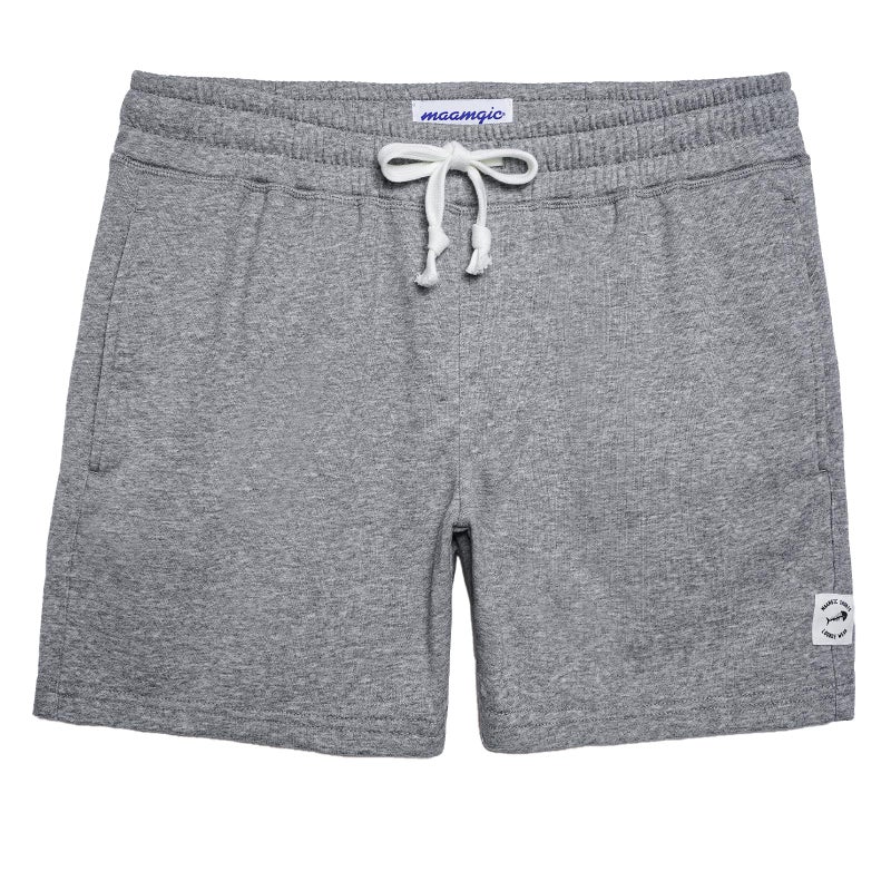 maamgic Mens Athletic Gym Shorts 5.5" Elastic Waist Casual Pajama Pocket Jogger Men Workout Short Pants Light Grey Shorts X-Small - Image 1